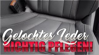 Gelochtes Leder richtig reinigen und pflegen | 83metoo