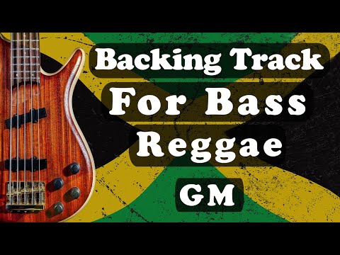 Reggae Backing Track for Bass G minor Gm - Dm (No Bass)