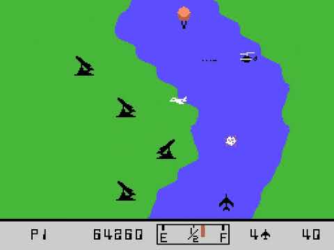 River Raid (MSX port) gameplay session for 1 Player