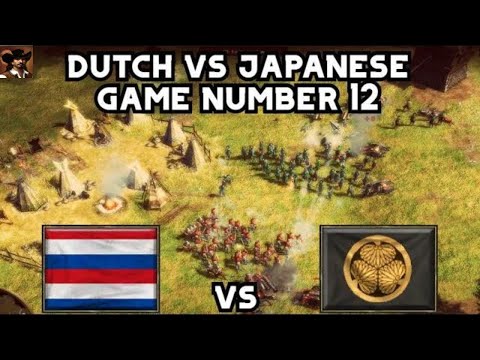 GG ,  AOE3 Dutch Vs Japanese Game Number 12