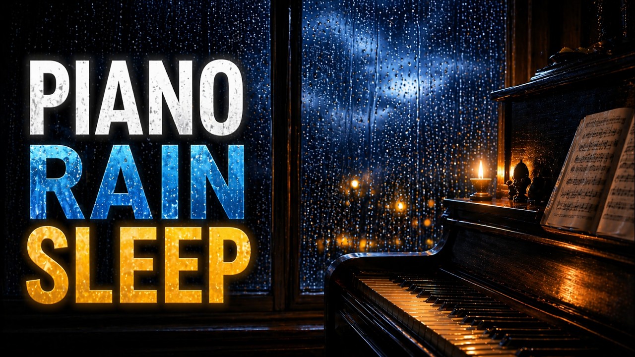 Soft Piano and Rain Sounds