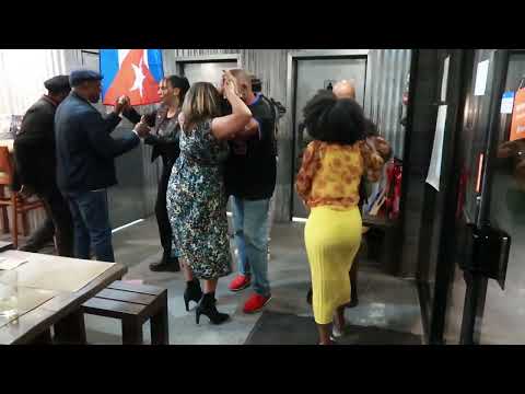 Travellers always dancing at A Taste of Salsa Caribbean Roast event