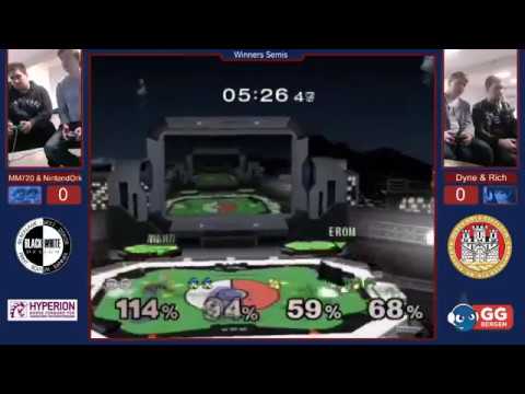 GG Bergen Liga Høst 3 - MM720 & NintendOrk vs Dyne & Rich - WS - Melee