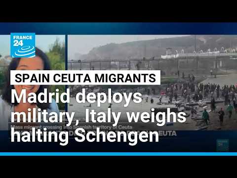 Spain to deploy military to restore order in Ceuta after thousands of people breach Morocco’s border