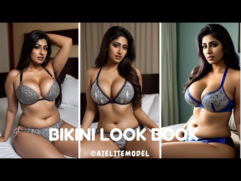 4K AI Model's Clothing Styles Unleashed | Plus Size Models | #bikini  #ai