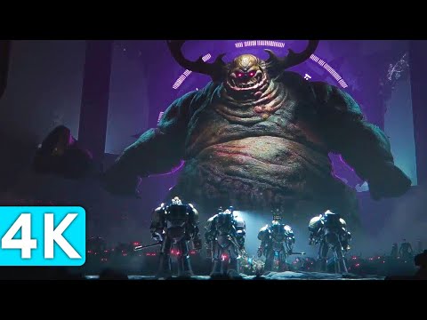 Warhammer 40K Nurgle Cinematic Battle 4K ULTRA HD - Inquisitor Destroys Forces of Nurgle Trailer