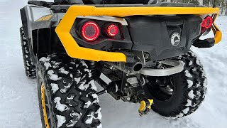RJWC Neutrino Taillight Install, Can Am Outlander G3