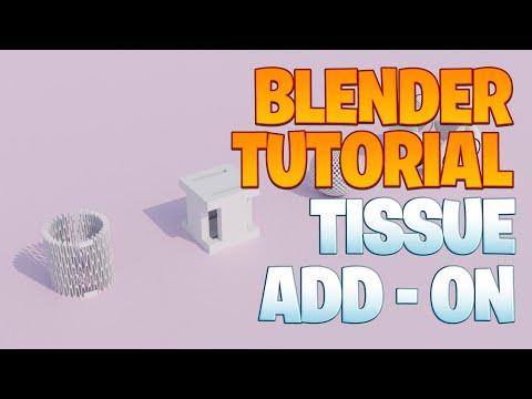 Blender beginner series No. 32 - Tissue add-on usage