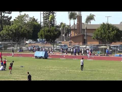 VarB 400m vs FV 3-27-14 - Los Alamitos Boys