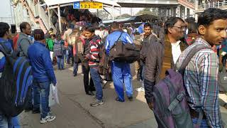 preview picture of video 'Heavy Rush Of Railway Group D Examines On Ranchi Railway Station.'