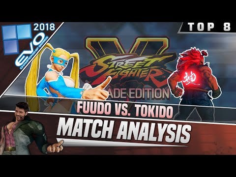 SFV AE Match Analysis: EVO 2018 Top 8 - Fuudo vs. Tokido