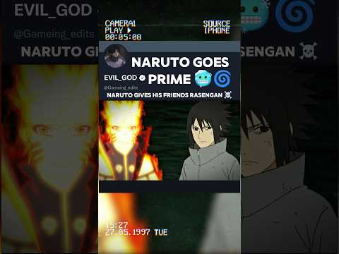 NARUTO GIVES RASENGAN #naruto #sasuke #obito