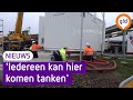 Het grootste openbare waterstofstation wordt op z'n plek getakeld in Doetinchem