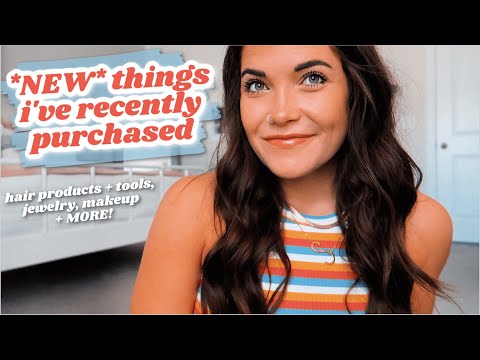 *NEW* THINGS I'VE RECENTLY PURCHASED HAUL || hair tools + products, jewelry, makeup + MORE!✨