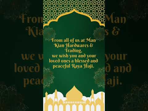 SELAMAT HARI RAYA AIDILADHA 