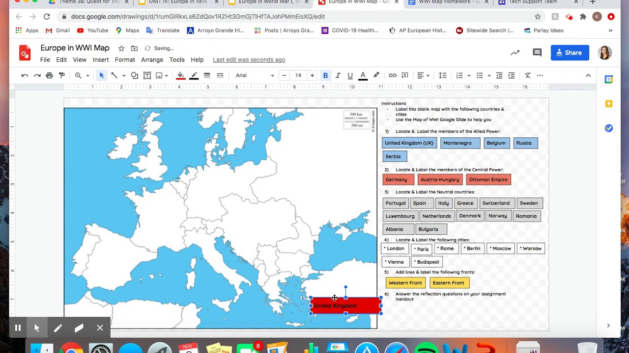 Google Drawing Templates Example