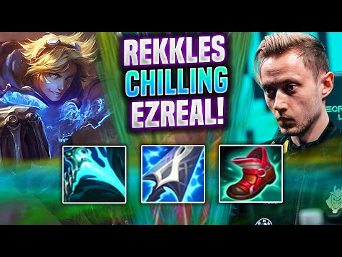 REKKLES CHILLING WITH EZREAL! - KC Rekkles Plays Ezreal ADC vs Jinx! | Season 2022