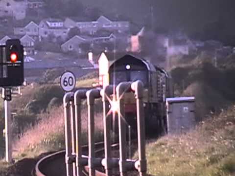 66423 & 66424 pass St. Bees on 6C52 Heysham - Sellafield [12/05/2011]