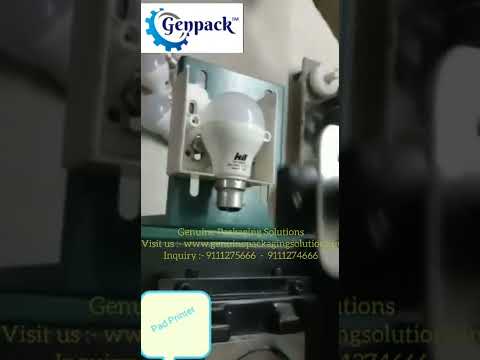 Logo Printing Machine on LED Bulbs - Low Cost Model