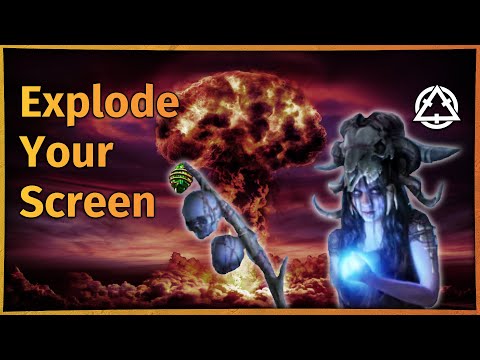 PoE 3.18 (updated for 3.19) - Poison Blade Vortex Occultist Crushing Narrow Maps