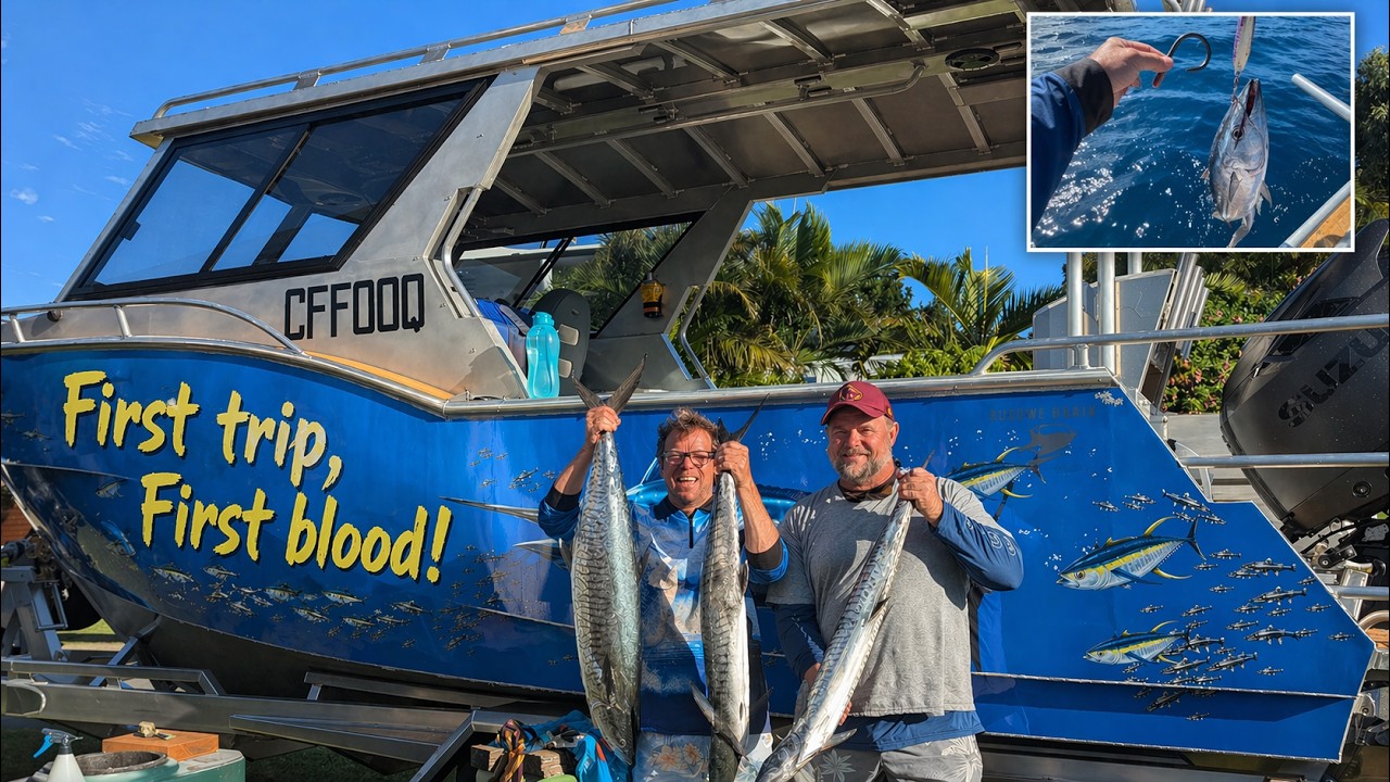 First offshore trip , first blood!