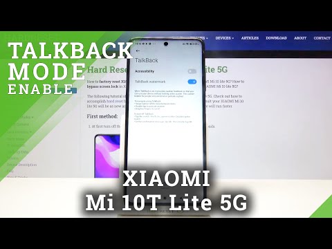 How to Turn On/Off TalkBack in Xiaomi Mi 10T Lite 5G - Manage Voice Provider