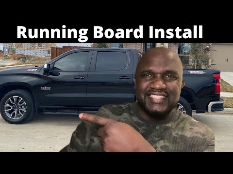 Nerf Bar/Running Board Installation on a Truck! #truck #diy
