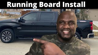 Nerf Bar/Running Board Installation on a Truck! #truck #diy