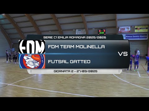 FDM TEAM MOLINELLA VS FUTSAL GATTEO - SERIE C1 2025/2026 EMILIA ROMAGNA GIORNATA 2 - 27/09/2025