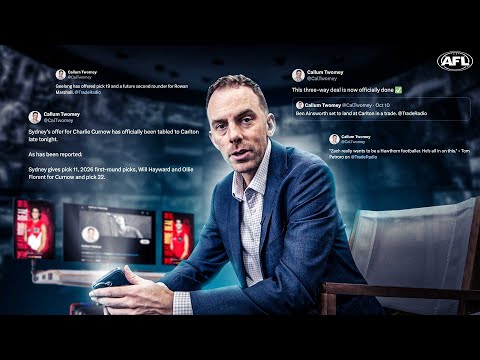 BEHIND THE SCENES with an AFL journalist on the FINAL DAY of Trade Period 📱 | The Insider