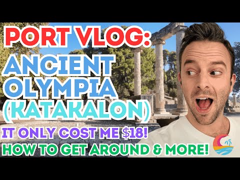 Visiting Ancient Olympia (Katakalon) | Port Vlog