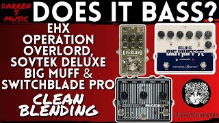 Video thumbnail for Clean Blending/Drive, Fuzz, Switcher EHX REVIEW/DEMO | Does It Bass? | Ep.8 #ehx #basseffects by Darren S Music