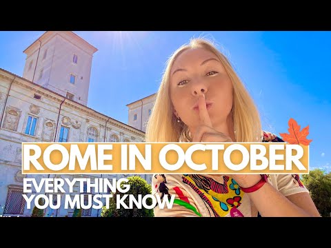 WHAT TO DO IN ROME IN OCTOBER - MUST - WATCH Before You Visit Rome! I Italy Travel