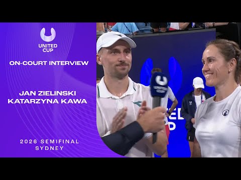 Zielinski/Kawa On-Court Interview | United Cup 2026 Semifinal