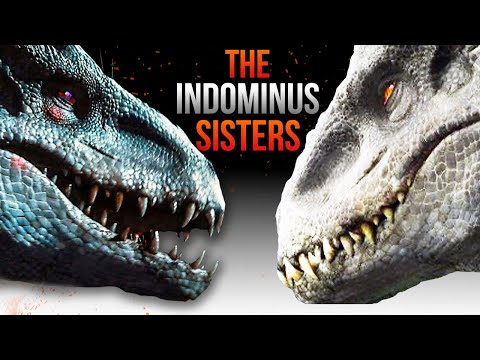 The UNKNOWN BATTLE of The Indominus Rex Sisters in Jurassic World - #flexispot