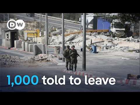 Over 1,000 told to leave homes in Hebron, officials say | DW News