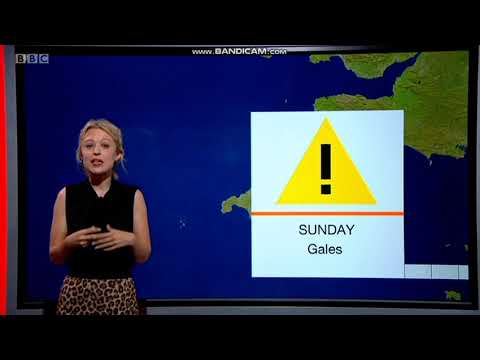 Bee Tucker BBC Spotlight evening weather September 21st 2018