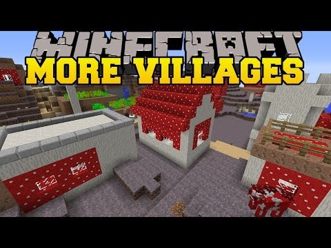 Minecraft: MORE VILLAGES (THEMED VILLAGES IN EVERY BIOME!) Mod Showcase