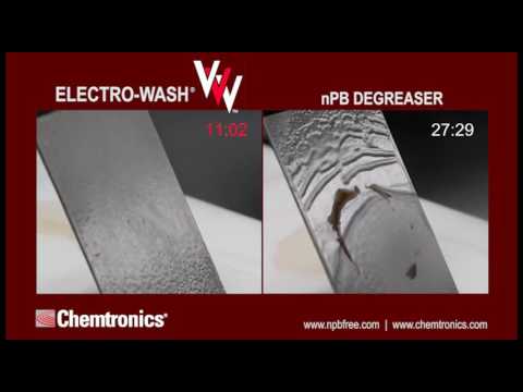 Electro-Wash Tri-V vs nPB - industrial grease
