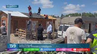 Hasta Requínoa, llegó el Ministro Poduje para analizar los daños provocados por el tornado