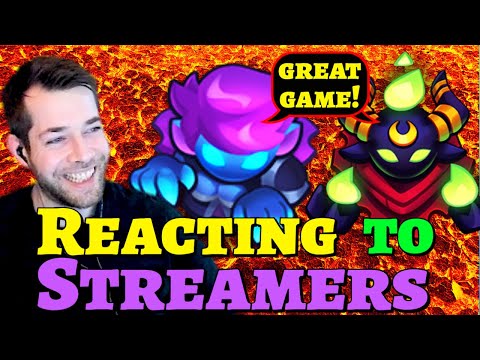 Reacting to Alderw00d | Max Demon Hunter vs. Max Cultist | Rush Royale