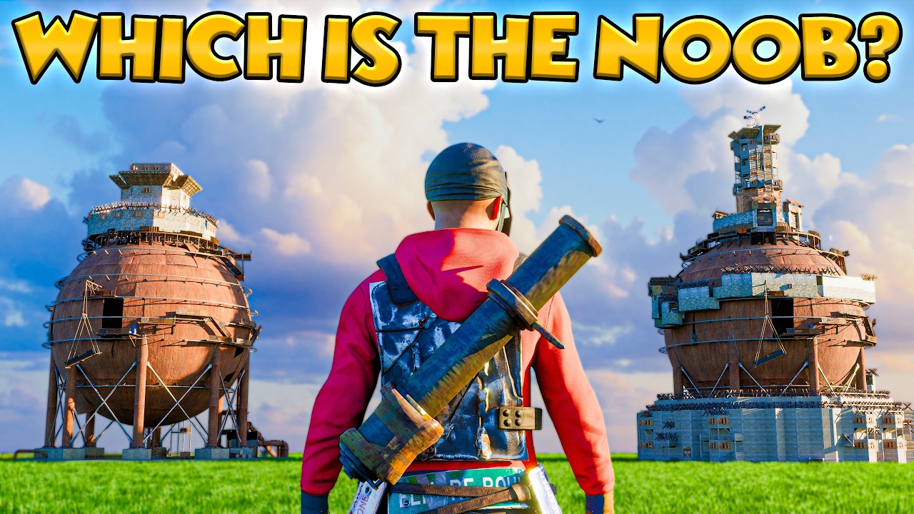 Video de Rust HK TEAM - Two Dome Bases… One Noob, One Pro