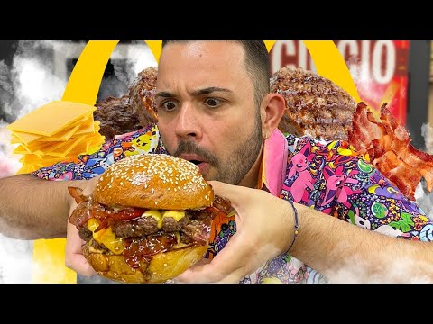 the CICCIO CRISPY MCBACON 🍔, WITH HONEY Caramelized Bacon!