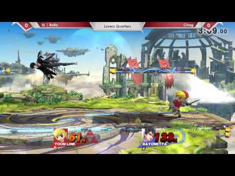 SP48 - SL | Rollo (Toon Link) Vs. Chag (Bayonetta) Losers Quarters - Smash 4