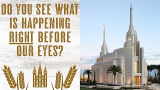 "Do You See What is Happening RIGHT Before Our Eyes?" - President Russell M. Nelson