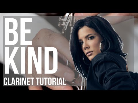 How to play Be Kind by Marshmello and Halsey on Clarinet (Tutorial)