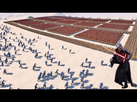 Army Of Sith  VS  Spartans, Golden Knights, Archers & Catapults - Ultimate Epic Battle Simulator