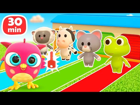 Cartoons für Kleinkinder. HopHop die Eule Kompilation. Abenteuer von HopHop