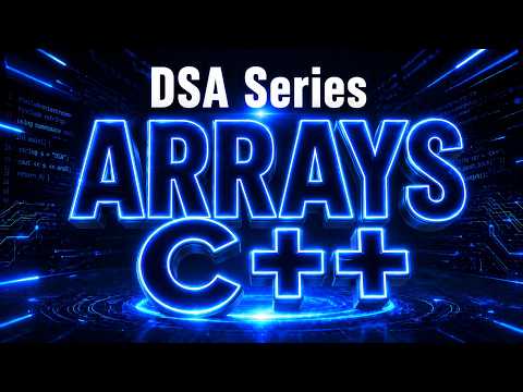 Master Arrays in C++ - C++ tutorial video thumbnail