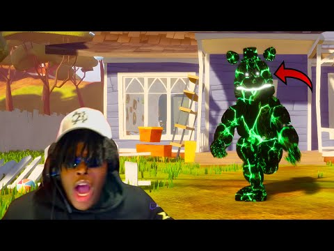 THEY PUT A FASTER VERSION OF FREDBEAR IN HELLO NEIGHBOR..